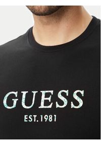 Guess T-Shirt M4YI38 J1314 Czarny Slim Fit. Kolor: czarny. Materiał: bawełna #2