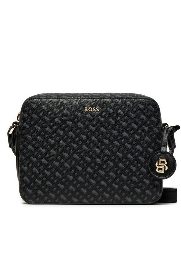 BOSS - Boss Torebka Liriel Crossbody 50523314 Czarny. Kolor: czarny. Materiał: skórzane