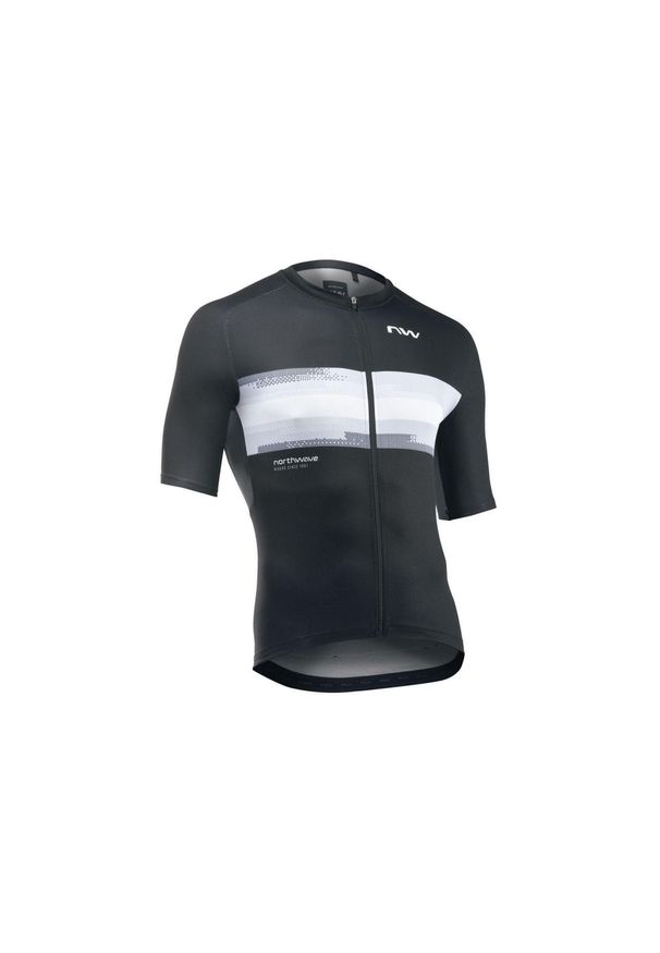 Koszulka rowerowa NORTHWAVE Force Evo Jersey. Kolor: czarny, wielokolorowy, biały. Materiał: jersey. Sport: kolarstwo