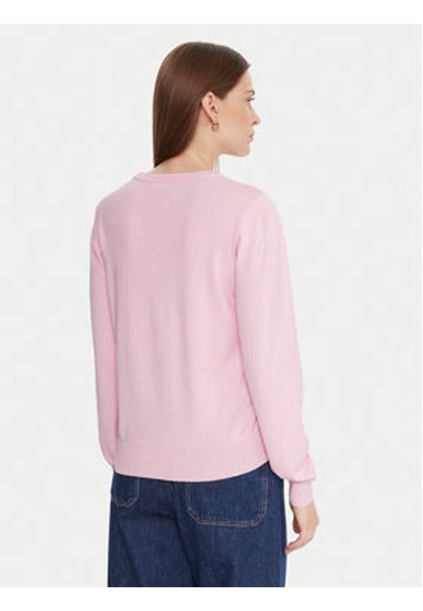 Liu Jo Sweter TF5248 MS63L Różowy Regular Fit. Kolor: różowy. Materiał: syntetyk