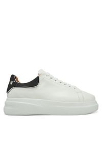 Philipp Plein - PHILIPP PLEIN Sneakersy PADS USC0599 PLE005 Biały. Kolor: biały. Materiał: skóra