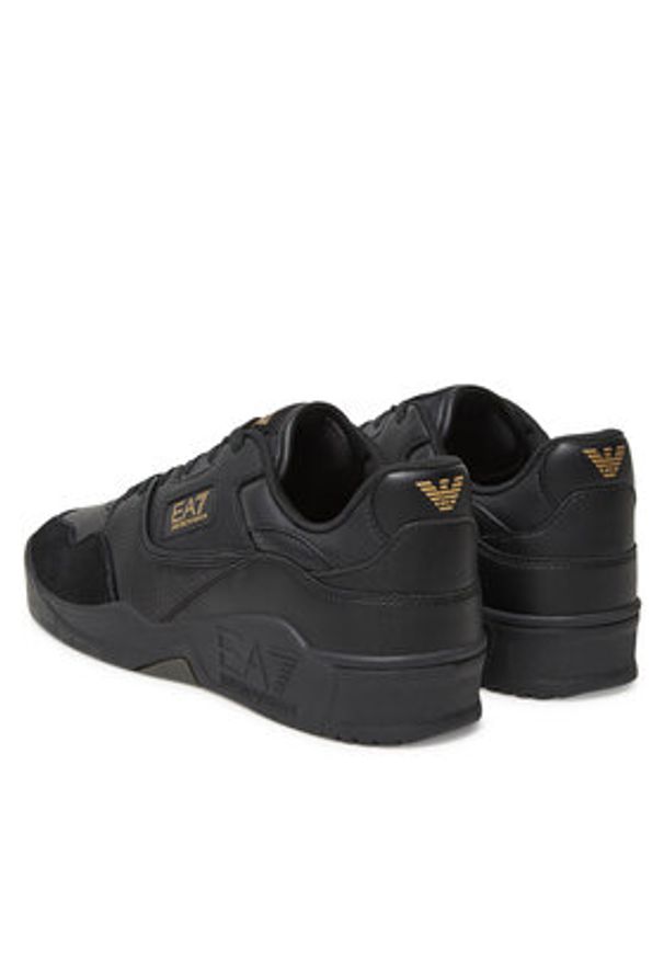 EA7 Emporio Armani Sneakersy X8X187 XK402 M701 Czarny. Kolor: czarny. Materiał: skóra