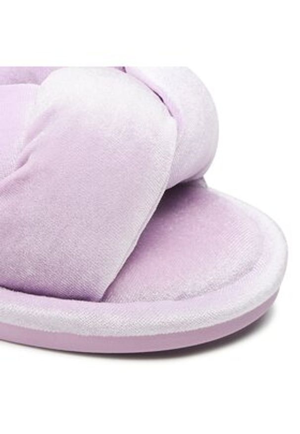 Home & Relax Kapcie C-AW-37 Fioletowy. Kolor: fioletowy. Materiał: materiał