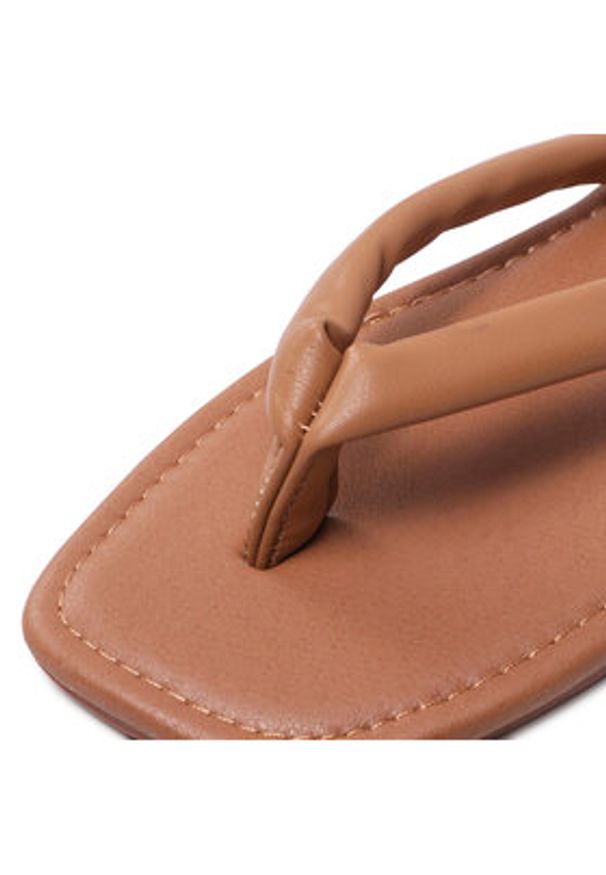 Jenny Fairy Japonki WS20142-02 Brązowy. Kolor: brązowy. Materiał: skóra