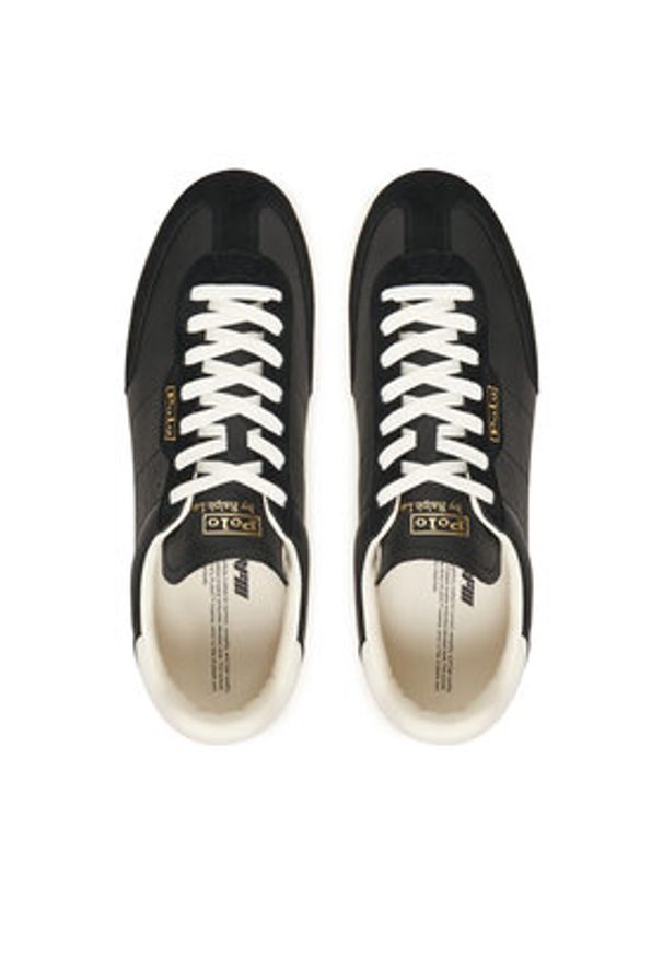 Polo Ralph Lauren Sneakersy 809P01642002 Czarny. Kolor: czarny. Materiał: skóra
