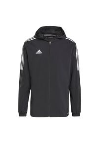 Adidas - Kurtka męska adidas Tiro 21 Windbreaker. Kolor: biały, czarny, szary, wielokolorowy #1