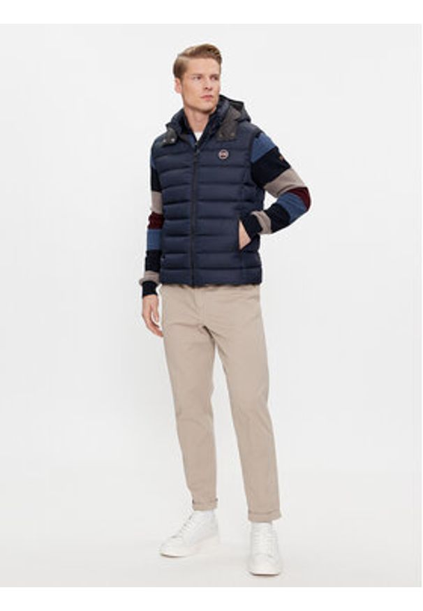 Colmar Kamizelka E-Concrete 1239 9WY Granatowy Regular Fit. Kolor: niebieski. Materiał: syntetyk