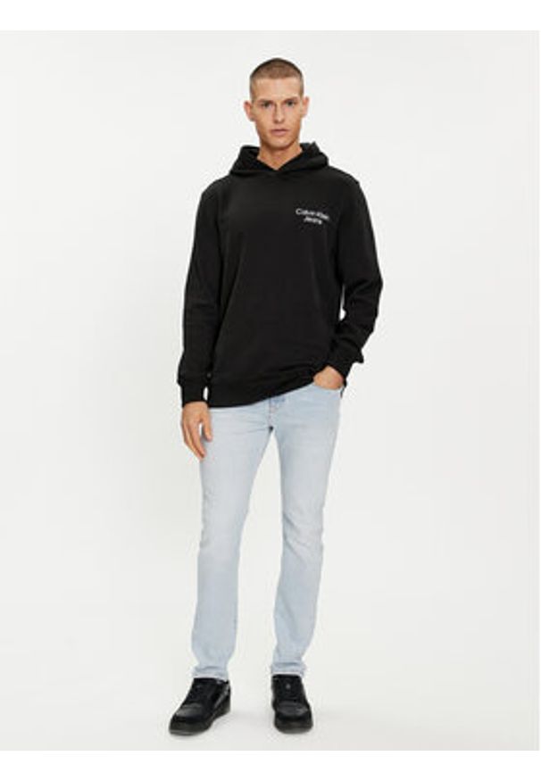 Calvin Klein Jeans Jeansy J30J324850 Błękitny Skinny Fit. Kolor: niebieski