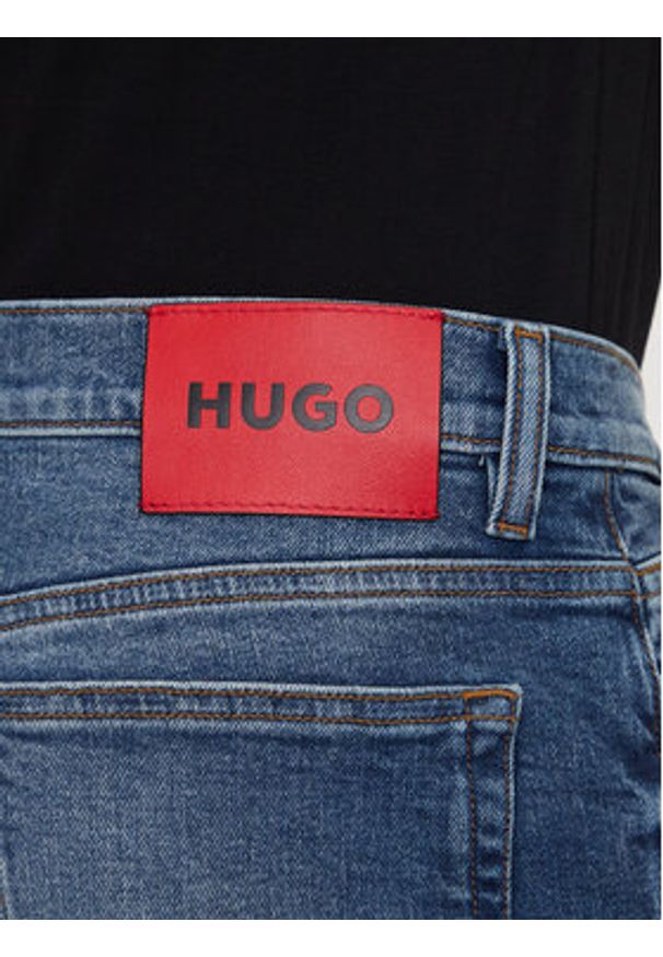 Hugo - HUGO Jeansy 50537698 Niebieski Slim Fit. Kolor: niebieski