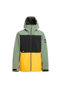 Kurtka snowboardowa męska Quiksilver Sycamore. Kolor: zielony. Sezon: zima. Sport: snowboard