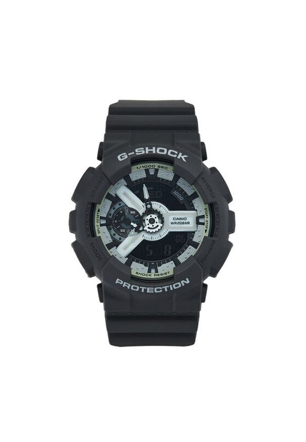 G-Shock Zegarek Hidden Glow GA-110HD-8AER Szary. Kolor: szary