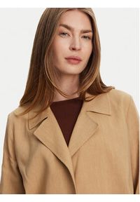 Marella Marynarka Malibu 2513041055 Beżowy Relaxed Fit. Kolor: beżowy. Materiał: len, wiskoza
