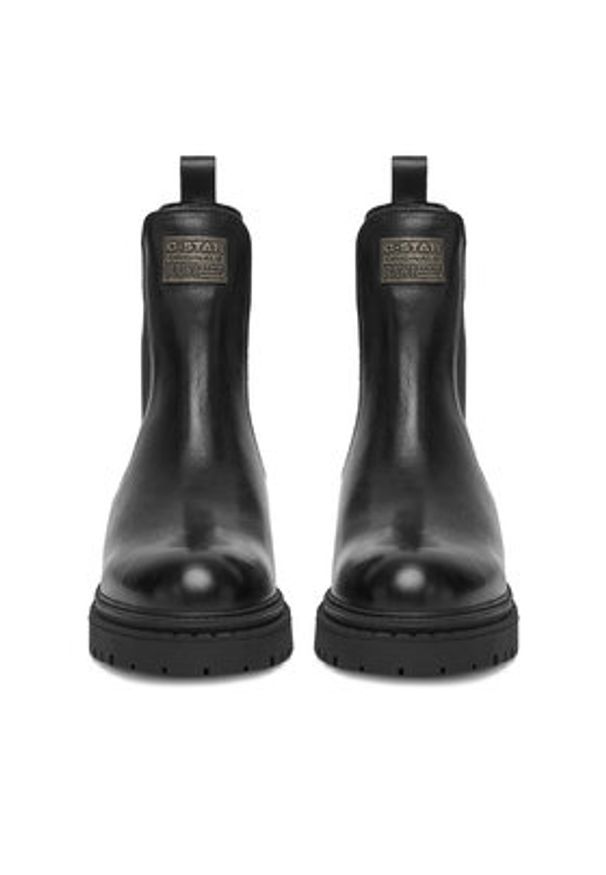 G-Star RAW - G-Star Raw Sztyblety EO-DAMLA-25FW26 Czarny. Kolor: czarny. Materiał: skóra