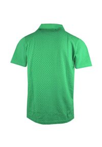 Koszulka Polo - Męska - Pako Jeans - Zielona w Drobny Groszek. Okazja: na co dzień. Typ kołnierza: polo. Kolor: zielony. Materiał: bawełna. Wzór: grochy. Styl: casual #4