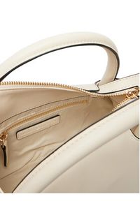 TOMMY HILFIGER - Tommy Hilfiger Torebka Th Logotape Mini Satchel AW0AW18743 Biały. Kolor: biały. Materiał: skórzane #4