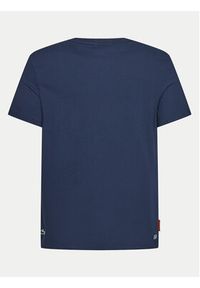 Lacoste T-Shirt TH9068 Granatowy Regular Fit. Kolor: niebieski. Materiał: bawełna #6