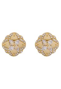 Guess Kolczyki JUBE05 504JW Złoty. Materiał: metalowe. Kolor: złoty