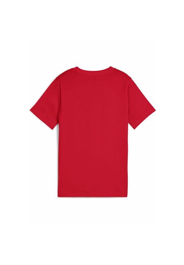 Puma - Młodzieżowa koszulka Essentials Logo Lab Summer PUMA For All Time Red. Kolor: czerwony. Materiał: guma. Wzór: nadruk. Sezon: lato