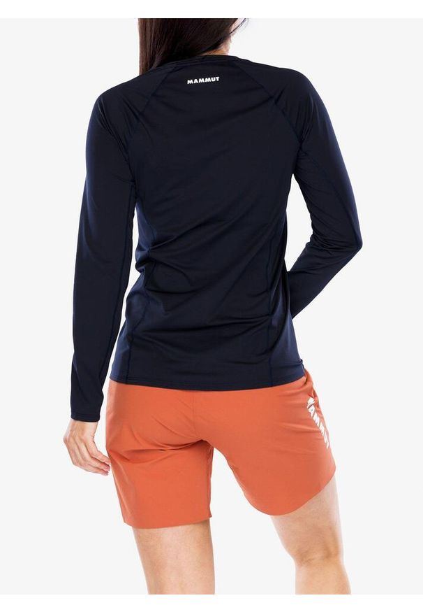 Bluza damska Mammut Selun FL Longsleeve Logo. Kolor: niebieski. Długość rękawa: długi rękaw