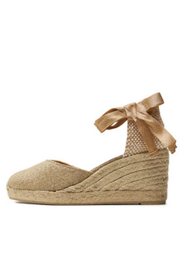 Castañer Espadryle Carina/6/032 021769 Złoty. Kolor: złoty. Materiał: materiał