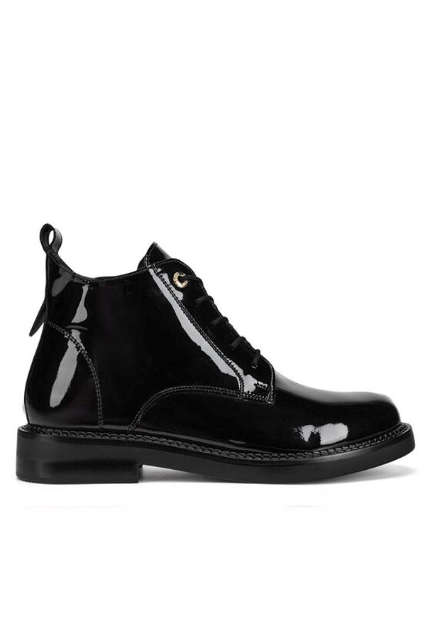 Sergio Bardi Trzewiki WI16-E1041-02SB Czarny. Kolor: czarny. Materiał: lakier, skóra