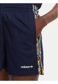 Adidas - adidas Szorty sportowe Liberty London 3-Stripes Infill JC7777 Granatowy Loose Fit. Kolor: niebieski. Materiał: bawełna
