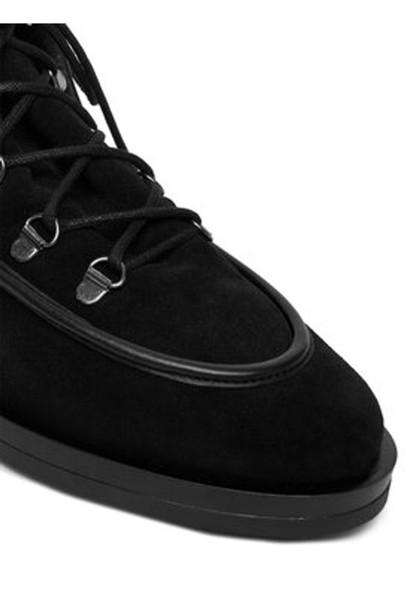 BALAGAN - Balagan Trzewiki Roe Czarny. Kolor: czarny. Materiał: skóra, welur