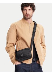 BOSS - Boss Saszetka B Icon Ew Zip 50516790 Czarny. Kolor: czarny. Materiał: materiał