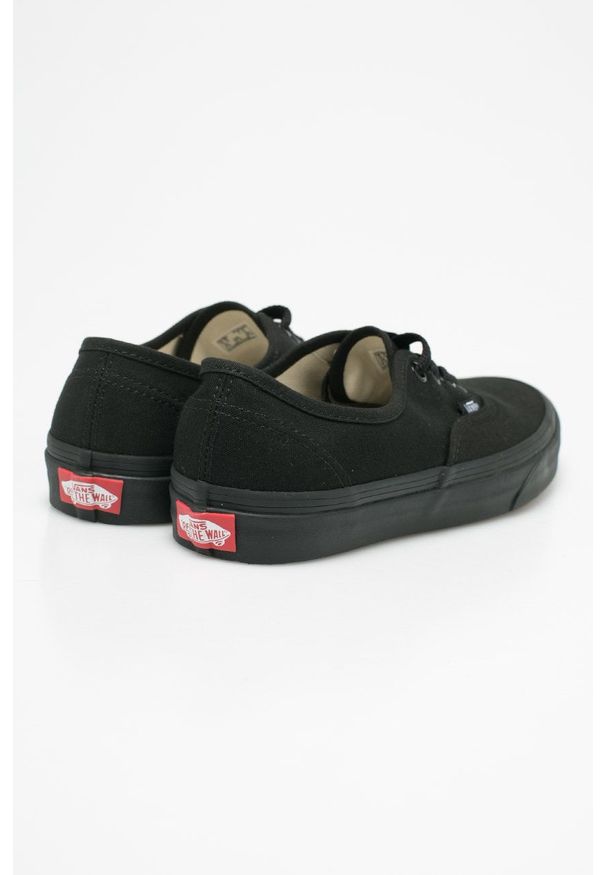 Vans - Tenisówki. Nosek buta: okrągły. Zapięcie: sznurówki. Kolor: czarny. Materiał: guma