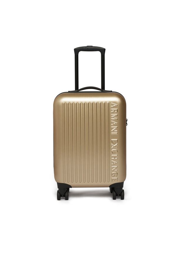Walizka kabinowa Armani Exchange. Kolor: złoty