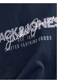 Jack & Jones - Jack&Jones T-Shirt Alvis 12256803 Granatowy Standard Fit. Kolor: niebieski. Materiał: bawełna #7