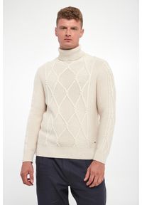 Golf męski z wełną Liono JOOP!. Typ kołnierza: golf. Materiał: wełna #3