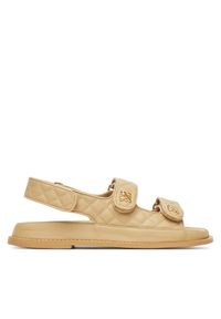 Klapki Nine West. Kolor: beżowy