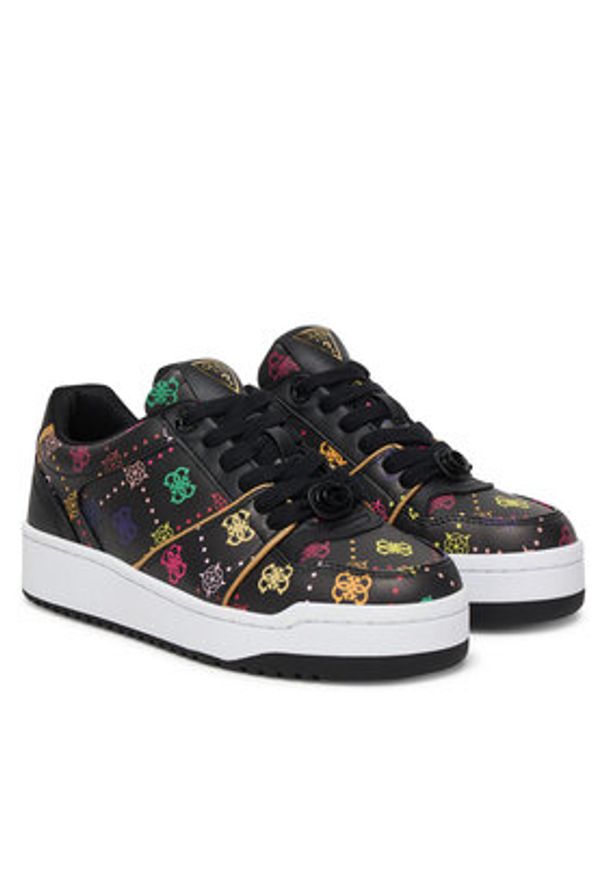 Guess Sneakersy FLPMAY FAL12 Czarny. Kolor: czarny. Materiał: skóra