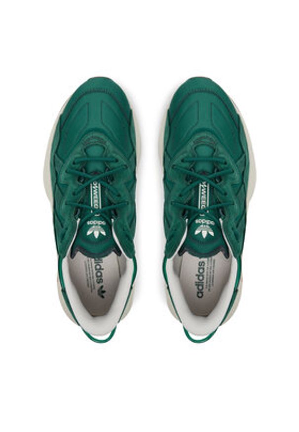 Adidas - adidas Sneakersy OZWEEGO JI2640 Zielony. Kolor: zielony. Materiał: materiał
