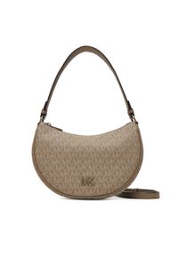 MICHAEL Michael Kors Torebka Kyla 32T5T8QU1B Beżowy. Kolor: beżowy. Materiał: skórzane