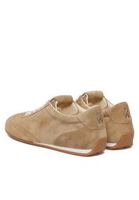 Stuart Weitzman Sneakersy Colton Sleek SN228 Beżowy. Kolor: beżowy. Materiał: skóra, zamsz #6