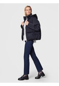 TOMMY HILFIGER - Tommy Hilfiger Kurtka puchowa Sateen WW0WW36062 Granatowy Regular Fit. Kolor: niebieski. Materiał: syntetyk #5