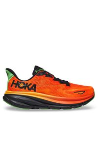 HOKA - Hoka Buty do biegania Clifton 9 1127895 Pomarańczowy. Kolor: pomarańczowy. Materiał: materiał #1