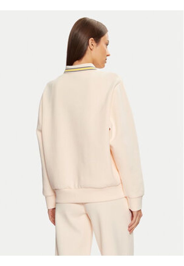 Guess Bluza V5RQ01 KCLD1 Écru Regular Fit. Materiał: syntetyk, bawełna