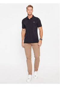 Guess Polo M3YP35 KBS60 Czarny Slim Fit. Typ kołnierza: polo. Kolor: czarny. Materiał: syntetyk #5