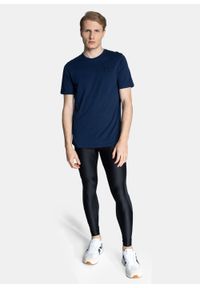 Koszulka Under Armour Sportstyle Left Chest SS (1326799-408). Kolor: niebieski. Materiał: poliester, bawełna. Sezon: zima, lato. Sport: fitness #2