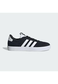 Adidas - Buty VL Court 3.0. Kolor: biały, wielokolorowy, czarny. Materiał: skóra