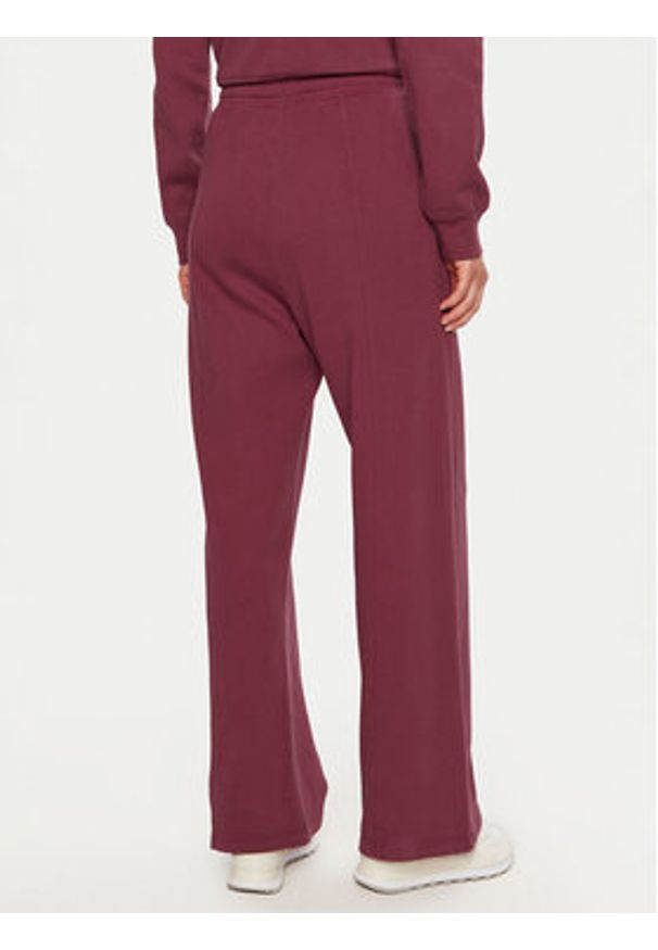 Champion Spodnie dresowe 117638 Czerwony Wide Leg. Kolor: czerwony. Materiał: bawełna