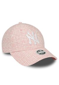 New Era Czapka z daszkiem Wmns Summer Tweed Nyy 60434980 Różowy. Kolor: różowy. Materiał: materiał #4