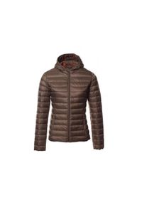Jott - Damska kurtka puchowa JOTT Cloe. Kolor: beżowy, wielokolorowy, brązowy. Materiał: puch. Sezon: zima. Sport: narciarstwo
