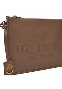 Love Moschino - LOVE MOSCHINO Torebka JC4118PP1LL1020A Beżowy. Kolor: beżowy. Materiał: skórzane #3