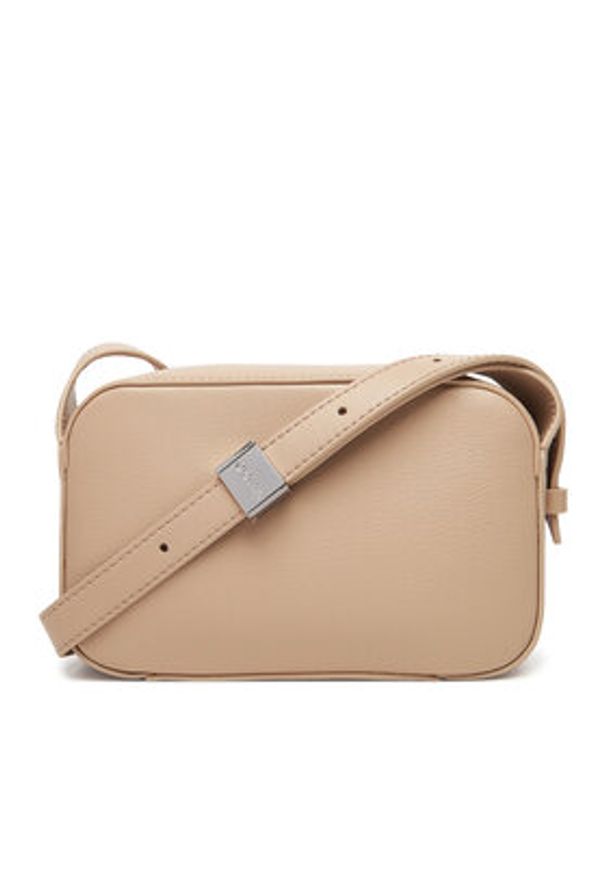 Hugo - HUGO Torebka 50547054 Beżowy. Kolor: beżowy. Materiał: skórzane