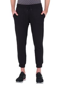 Guess - GUESS Czarne męskie spodnie dresowe Aldwin, Rozmiar XL. Kolor: czarny. Materiał: dresówka #3