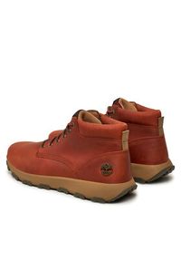 Timberland Sneakersy Winsor Park Mid TB0A69MNEJD1 Brązowy. Kolor: brązowy. Materiał: skóra